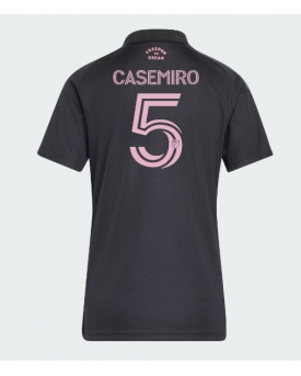 Inter Miami Casemiro #5 Maglia Gara Trasferta Repliche 2026-27 Donna Maniche Corte Inter Miami Casemiro #5 Maglia Gara Trasferta Repliche 2026-27 Donna Maniche Corte
